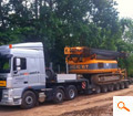 Transport 50 Tonnen Bohrgert
