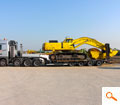 Transport Kettenbagger Komatsu PC 450 mit 45 to Gewicht
