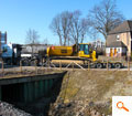Raupentransporter mit 30 Tonnen Gewicht